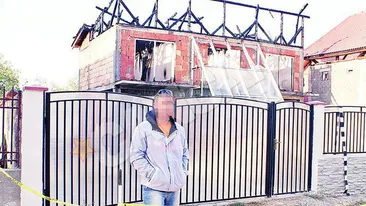 La patru luni dupa ce i-a ars masina, casa de politist, incendiata din razbunare