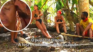 Primul cuplu în tabăra "faimoșilor" de la Survivor 2023? Un coleg i-a dat de gol: "O pupă fizic"