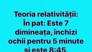 BANCUL ZILEI | Care este teoria relativității în pat