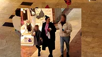 Cum am filmat-o pe Andra în forfota din mall. Soția lui Măruță a ieșit cu “bodyguarzii” la shopping