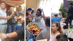 Nicolae Guță și Armin Nicoară, în mijlocul invitaților la o nuntă în Potcoava unde nu s-a ținut cont de nicio măsură împotriva noului coronavirus. S-au dat amenzi de 125.000 de lei