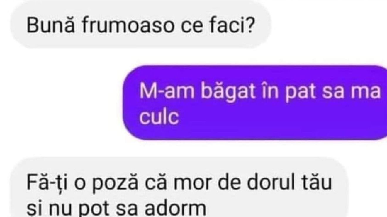 BANC | "Fă-ți o poză, că mor de dorul tău"