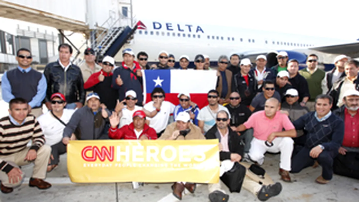 Minerii din Chile, eroi in Statele Unite