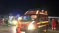 Accident cu trei mașini, între care două microbuze, în Arad