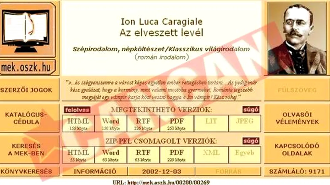 Romania in UE: Caragiale pe ungureste si copii cu SIDA