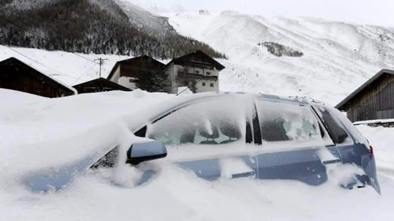 Vestul Austriei a fost izolat din cauza ninsorilor!