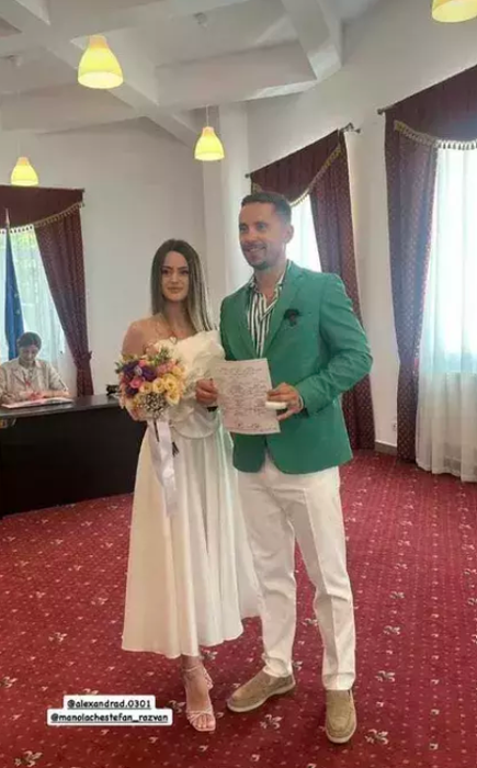 Ștefan Manolache s-a însurat cu Alexandra Dogaru / Foto: Instagram