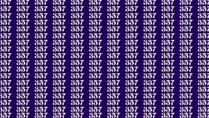 Iluzie optică | Doar cei cu ochi de vultur descoperă numărul 337 în 12 secunde