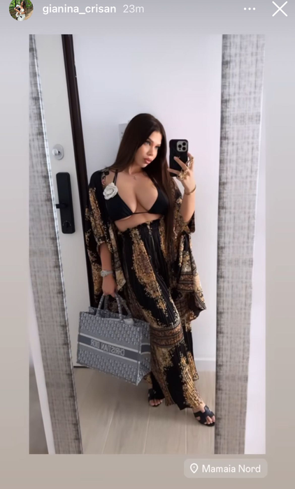 Gianani Crișan, iubita lui Pescobar/ sursă foto: Instagram
