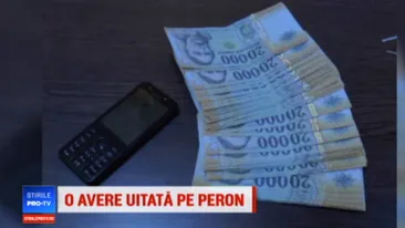 O avere lăsată pe un peron al unei gări din Bacău. Ce a putut să uite un bărbat