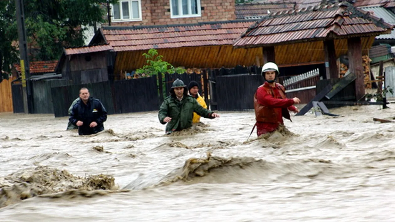 AVERTIZARE! Cod Galben de inundatii in mai multe judete din Romania!