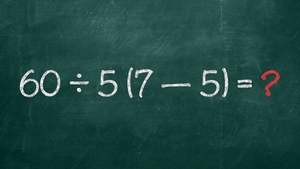 TEST IQ | Cât fac 60:5(7-2)? Atenție, doar 7 din 10 dau răspunsul corect!