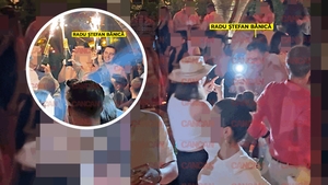Gașca nebună în acțiune!  Fiul lui Ștefan Bănică Jr, show la Nuba cum rar mai vezi