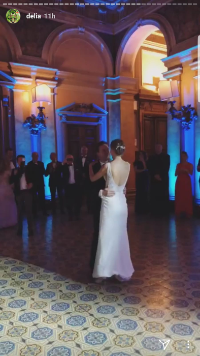 Delia și soțul ei au fost nași pentru doi buni prieteni care s-au căsătorit