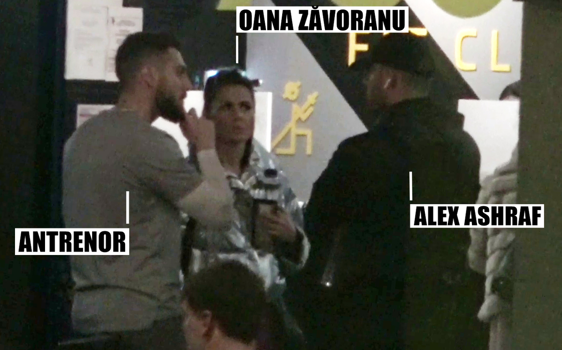 Discuție în trei: Oana Zăvoranu, Alex Ashraf și antrenorul de fitness al vedetei