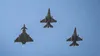 Încă o dronă a pătruns în România! Momentul în care avionul F-16 o doboară a fost filmat