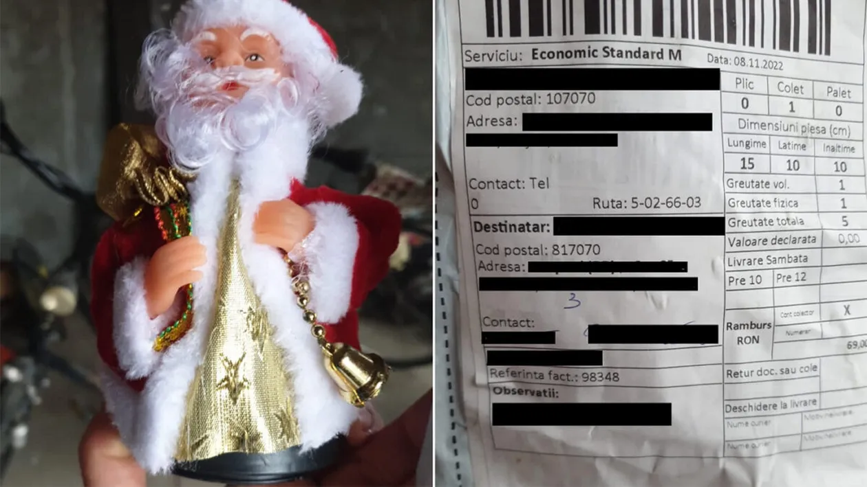 Țeapa Coletul | Câți bani a plătit o familie din Brăila pentru o figurină de 2 lei cu Moș Crăciun