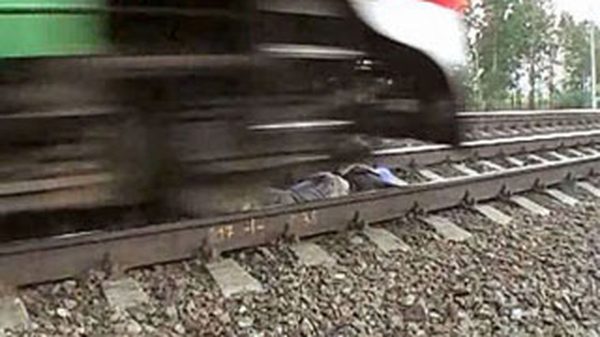 Un tanar a fost accidentat grav de un tren de persoane, dupa ce a adormit pe terasamentul caii ferate