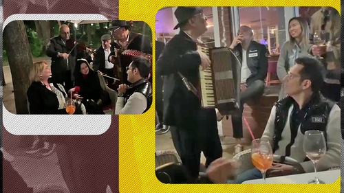 Ștefan Bănică Jr, șprit cu prietenii și lăutarii la ureche! Imaginile care se vor viraliza: cel mai bine plătit artist din România a făcut show! Ce făcea Lavinia Pîrva în acest timp