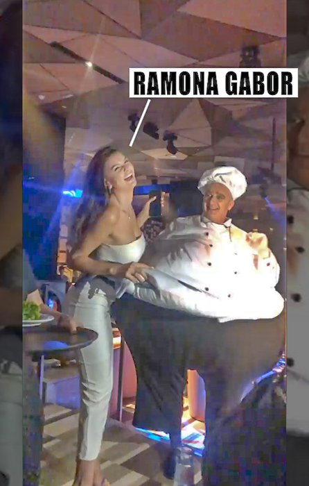 Ramona Gabor și-a făcut ziua în Dubai, 
cu șampanii scumpe, confetti, clovni 
și un tort uriaș