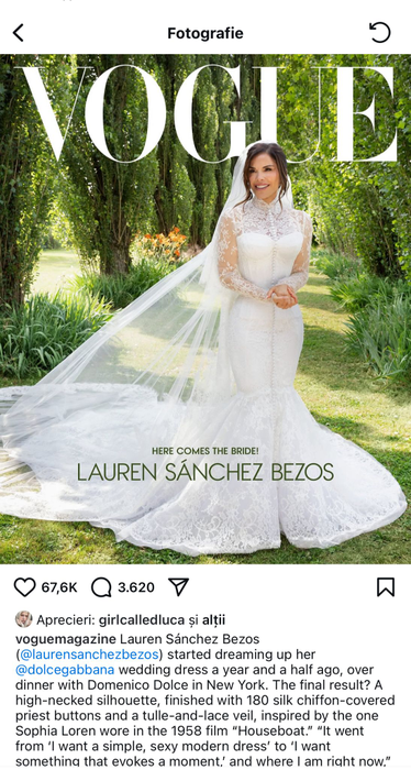 Lauren Sanchez, pusă la zid după imaginile apărute de la nuntă! Sursa foto: Instagram