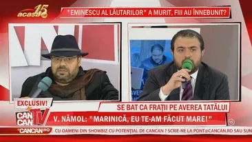 Averea i-a învrăjbit!Fraţii Nămol s-au acuzat şi s-au jignit la Cancan TV: Măi, boule, nu fi nesimţit/ Nu mai eşti fratele meu
