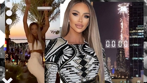 Bianca Drăgușanu, Revelion de top cu "brigada" în Dubai. Vedeta a "bifat" tot: festin cu șampanii de lux, plaje pline, shopping la maxim