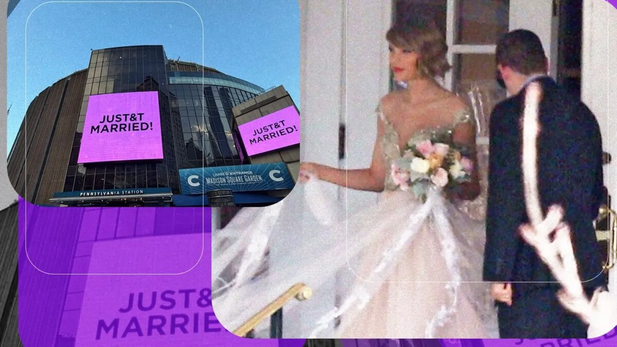Taylor Swift și Travis Kelce s-au căsătorit! Nunta de 20 milioane dolari a transformat Madison Square Garden într-un palat