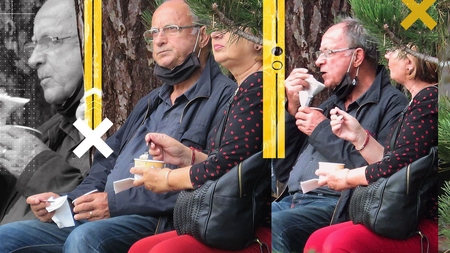 Fostul ministru și-a invitat doamna la o înghețată, pe bancă, în parc