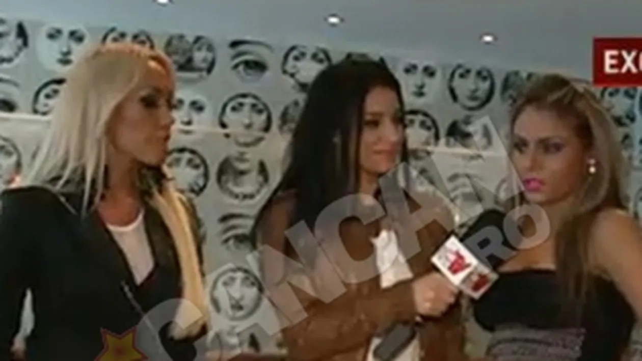 VIDEO SHOW INCREDIBIL! Fosta blonda a lui Ogica i-a spart un ou in fata Madalinei Secuianu, in direct la CANCAN TV