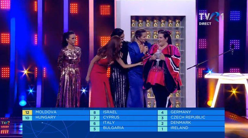 Netta Barzilai a primit trofeul Eurovision 2018