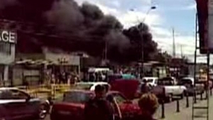 VIDEO A fost stins incendiul din Piata Crangasi din Capitala!