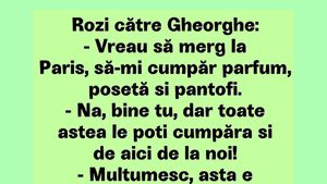 BANC | Rozi către Gheorghe: "Vreau să merg la Paris"