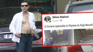 Am o livrare specială pentru Gigi Becali. Ce pachet a găsit latifundiarul la poarta vilei sale din Pipera