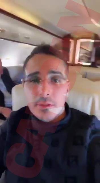Simon Leviev, în private jet/ Sursă foto: CANCAN.RO