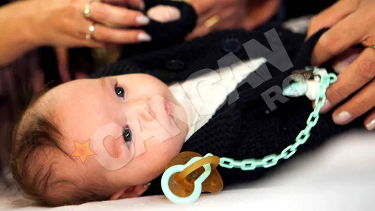 Dan Cruceru si-a botezat fetita, pe Sophia Maria!