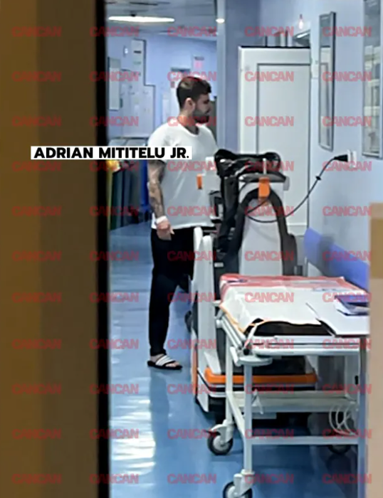 Adrian Mititelu Jr., surprins de CANCAN.RO la spital
