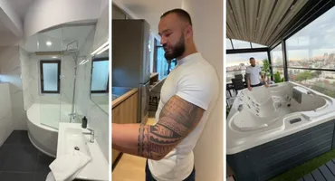 Cum arată penthouse-ul lui Yamato Zaharia. Terasa e uriașă, are jacuzzi, dar tocătorul lui e fascinant!