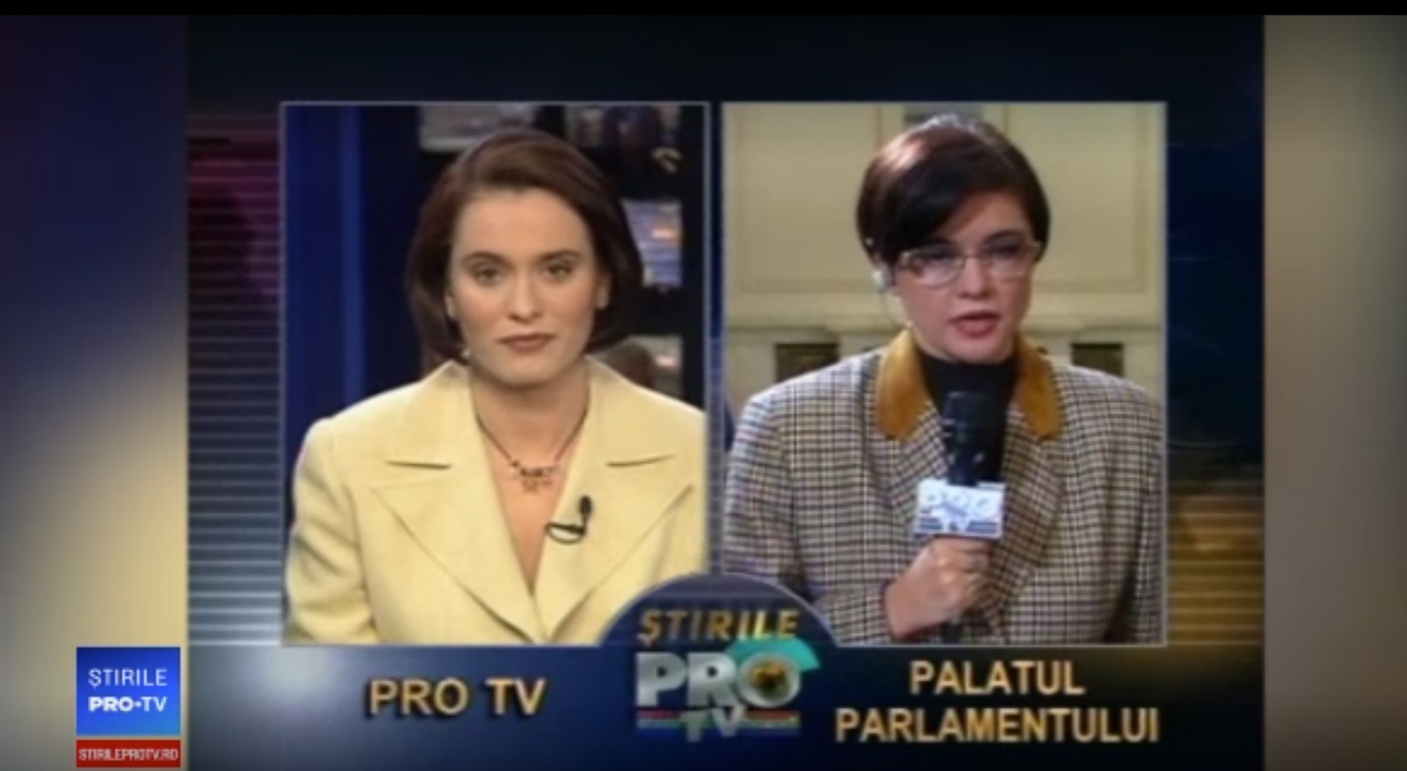 Imagini de colecție cu Cristina Țopescu la Pro TV, alături de Andreea Esca