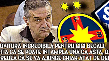 Lovitura incredibila pentru Gigi Becali. Stia ca se poate intampla una ca asta, dar nu credea ca se va ajunge atat de departe!