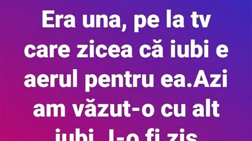 BANCUL ZILEI | Era una la TV care zicea că iubi e aerul pentru ea