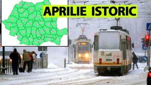 ANM, în alertă. Luna aprilie 2020 nu va mai fi la fel în România. Ce temperaturi și ce fenomene meteo vor fi în București și în celelalte orașe