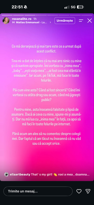 Război total la Burlacii: Foc în Paradis. Tina și Roxana Lite au dus în online conflictul de la Pro TV și spiritele s-au încins