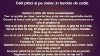 BANC | Câți pitici ai pe creier, în funcție de zodie