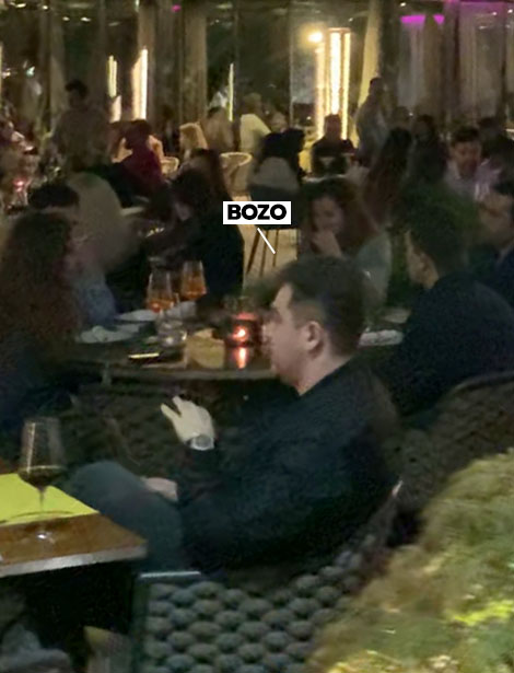 Bozo și-a scos iubita la o cină romantică, la un cunoscut restaurant din București