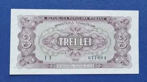 Tu mai ai așa ceva acasă? Prețul ireal la care se vinde o bancnotă de 3 lei, veche de peste 70 de ani