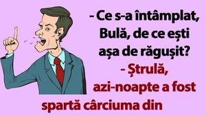 BANC | "Bulă, de ce ești atât de răgușit?"