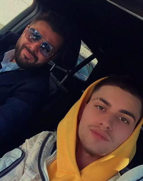 Adrian Mutu și Mario. Sursă: Arhivă Cancan