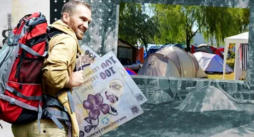 Cât te costă o noapte de camping în Năvodari. „Scorurile” ajung și la 4.000 de lei