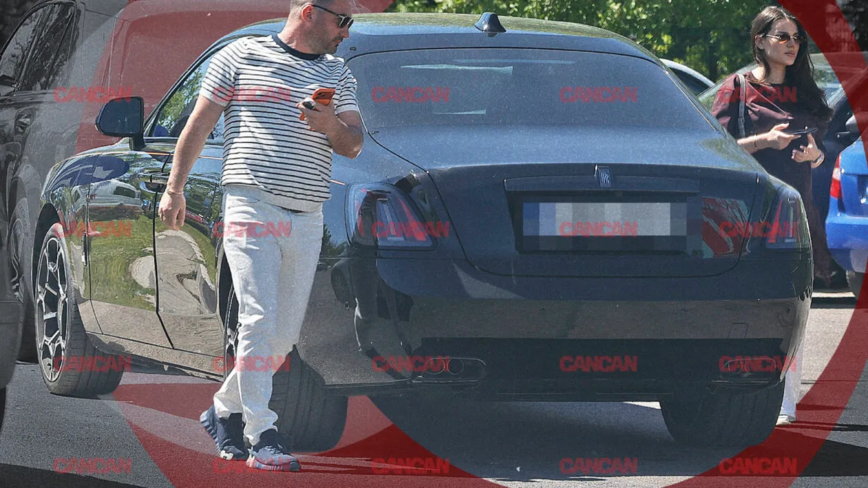 Bijuteria de 500.000 € a fost eclipsată. Paul Nicolau a coborat din Rolls, dar iubi a furat toate privirile